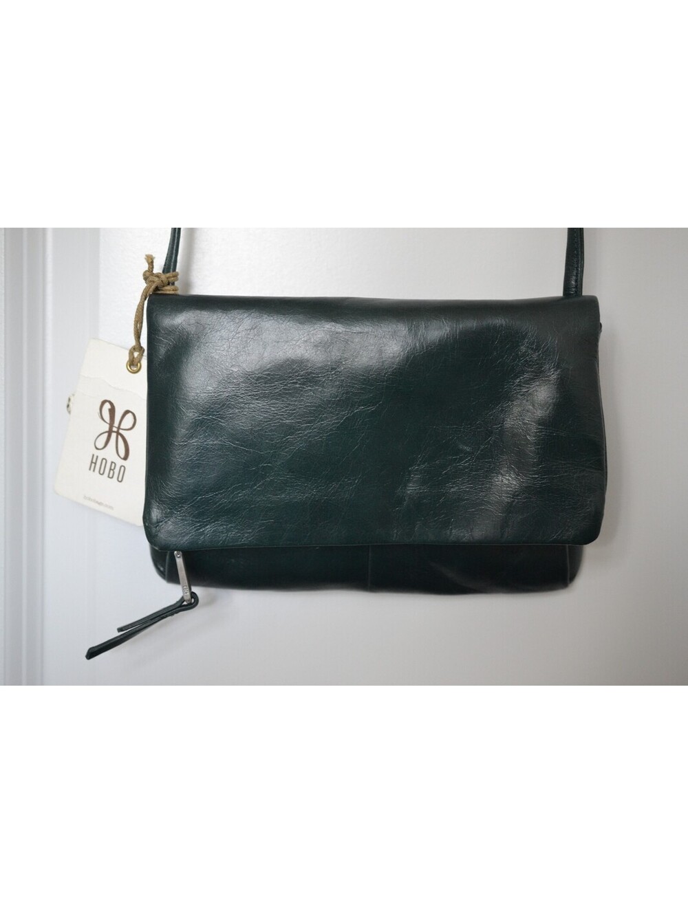 HOBO Vintage Hide Evergreen Leather Crossbody Bag CX-35617 NWT $148